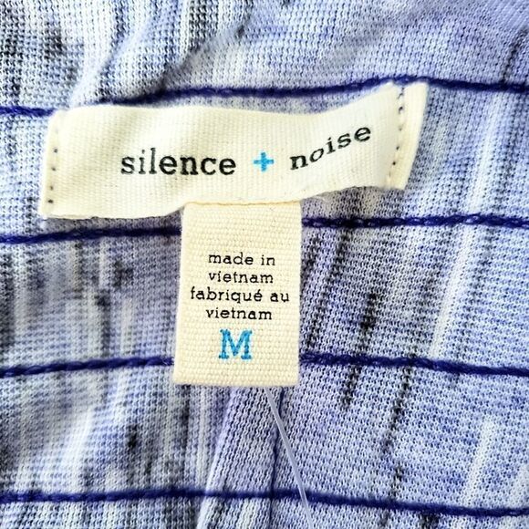 Silence + Noise Tiered Strapless Minidress Size Medium - Picture 5 of 6